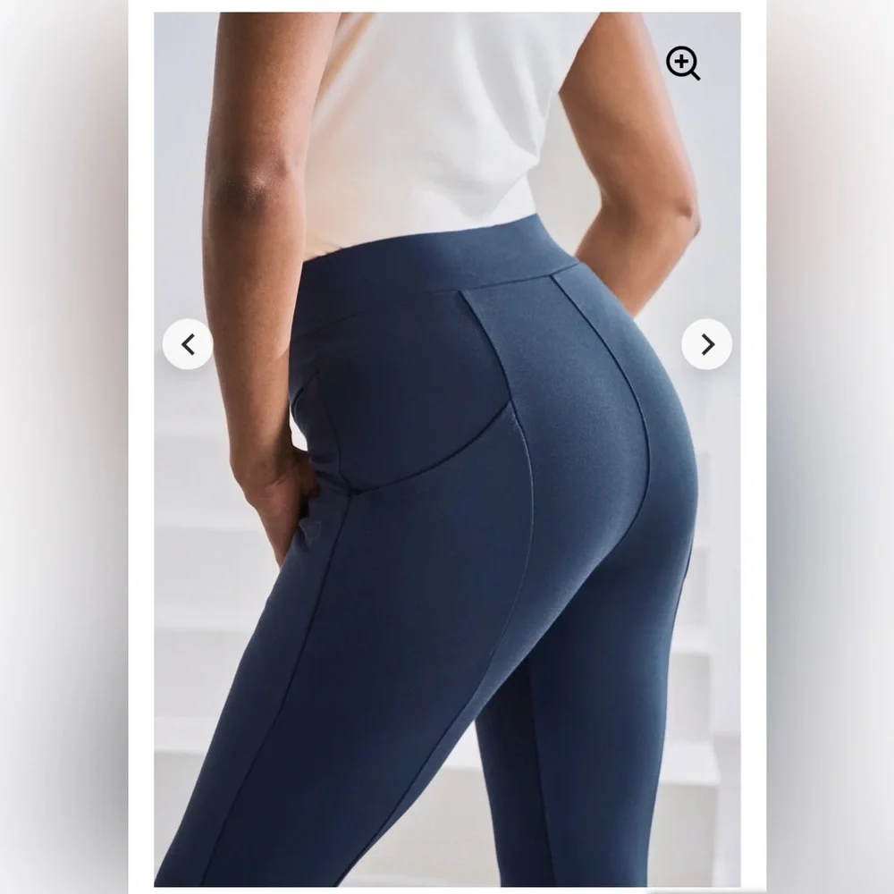 Betabrand XS & XSP Navy Journey Skinny Leg Pants Stretch Womens 25” & 27” Inseam - Picture 6 of 16